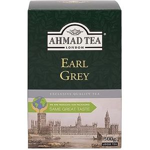 Ahmad Tea Earl Grey Losse Blad Thee | Zwarte Thee - 500g Losse Blad