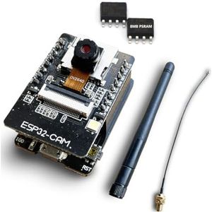 ESP32 CAM-ontwikkelingsplaat, 8 MB PSRAM, WiFi/Bluetooth, OV2640, intern 520 KB SRAM, ondersteuning voor Lwip, FreeRTOS, Arduino