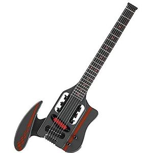 Draagbare Elektrische Reisgitaar Headless Gitaar Met Dual-track Pickups Draagbare Elektrische Gitaar