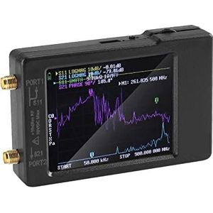 Spectrumanalysator, VNA-H Vector Networkantenne Analyzer 10 kHz-1.5GHz Mf hf vhf uhf Met SD Kaartsleuf -antenne -analysator met LCD Weergave