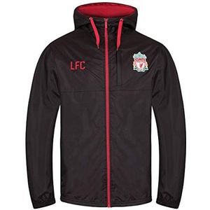 Liverpool FC - Regenjas/windjak voor mannen - Officiële cadeauset - Zwart - Large