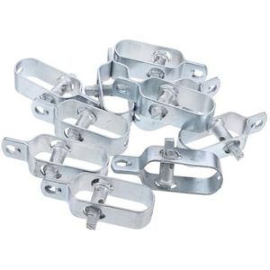 Kabelklemmen, kabelklemmen, verstelbare spanklemmen, metalen kabelklemmen, gegalvaniseerde ijzeren kabelklemmen for tuinieren en landbouw(10.00X5.50X2.50CM)
