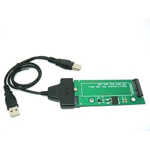 Sintech 18Pin to SATA Adapter with USB SATA Cable, Compatible with Sandisk SDSA5JK ADATA XM11 SSD from Asus UX31 UX21
