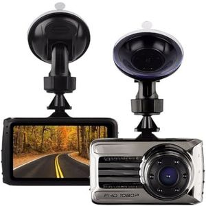 Dash Cam Achteruitrijcamera Parkeermonitor Videorecorder Autoregistrator Camcorder Dash Cam GPS Auto DVR WiFi Dashcam Full HD 1080P Dubbele Lens Dashcam(Black1,Without TF Card)