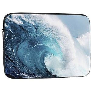 Ocean Waves Laptophoes voor Vrouwen Slanke Laptop Case Cover Schokbestendige Beschermende Laptop Case Lichtgewicht Laptop Case Laptop Cover 17 Inch