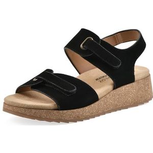 WHITE MOUNTAIN Gelato Damessandalen met sleehak, zwart suède, 37 EU, zwart suède, 37 EU