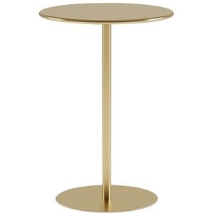 Multifunctionele klaptafel, Ronde bartafels for bistro en pub, moderne bartafel met ijzeren blad en metalen onderstel, ronde cocktailmeubels for woonkamer, keuken en restaurant(D15.7""xH28.3"")