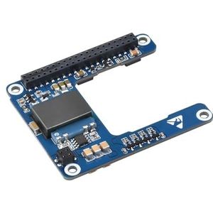 Waveshare POE HAT (H) voor Raspberry Pi 5/cm 5, Power Over Ethernet HAT Expansion Board voor Raspberry Pi 5, 802.3af/at compliant, geïsoleerde switched-mode voeding