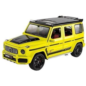 1:18 Voor Mercedes Benz G700 Speelgoedvoertuigen Model Legering Trek Metalen Collectie Cadeau Off-Road (Color : Yellow, Size : No box)