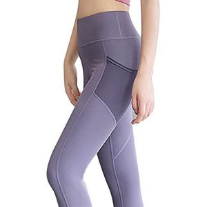 OXOLAMRIN Yogalegging voor dames, met zak voor mobiele telefoon, meerkleurig, verschillende maten, Kleur 17., XL