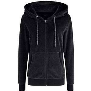 OXMO OXNicky Sweatjack met capuchon voor dames, met capuchon, kangoeroezak, katoenmix, regular fit, Insignia B (791991), L