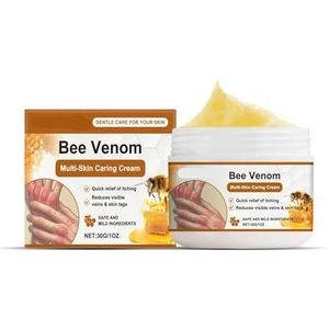 Bee Venom Multi-Effect Huidverzorgingscrème - Zachte Reiniging, Hydraterend, Verzachtend For Alle Huidtypen(3PCs)