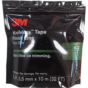 3M Finish Line KTS-FL2 plakband zonder krassen, testgrootte, groen, 3,5 mm x 10 m