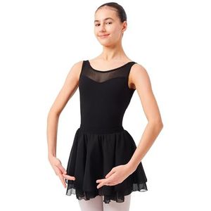 tanzmuster ® Balletrok meisjes - Elli - van chiffon om in te glijden voor kinderen ballet