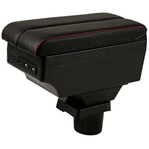 Auto Armsteun Opbergdoos Voor Dacia Voor Sandero Voor Stepway Auto-armsteunbox Centraal Bewaar Inhoud Opbergbox Armsteunbox Met USB-interface Armsteun Opbergdoos(B1)