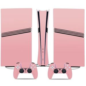 Anti Kras Voor PS5 Pro Skin Disc Edition & Voor PS5 Pro Skin Digital Edition Console Controller Vinyl Cover Skins Wraps Krasbestendig Compatibel 31195 Geen Schuimvorming(Disc Version)