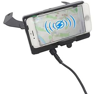 Navigatiebeugel Motorfiets Navigatie Beugel Smartphone Telefoon Houder Draadloos Opladen USB Voor Y&amaha TMAX 530 T-MAX 530 2012-2016 Motorfiets telefoonhouder(Wireless Full Set)