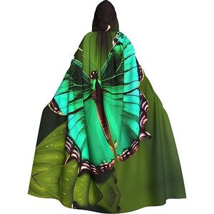 SSIMOO Kleurrijke vlinder unisex mantel-boeiende vampiercape voor Halloween - een must-have feestkleding voor mannen en vrouwen