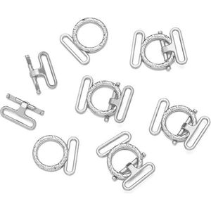 Poppen Doeken Knoppen, Mini Knoppen 10Pcs 8Mm Tri-Glide Gesp Riem Knoppen Mini DIY Pop Gespen Knuffels Poppen Tassen Accessoires