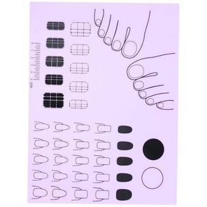 Nagelmat | Nagelpraktijk Manicure Protector Pad, Nagellak Kleurpraktijk, Professionele Nail Manicure Gereedschap voor Acryl Vingernagels