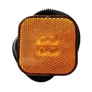 Richtingaanwijzer 1x 2,4 Inch 24V LED Zijmarkeringslicht Voor MAN Truck TGS/TGM Voorwieldoppen Lampen OEM: 81252606101 81252606096 81252606097 Knipperlicht Indicator