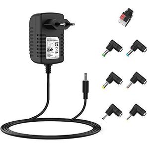 NEUE DAWN - Universele Voeding - 12 V - 2 A - 24 W - Met 7 Adapterstekkers