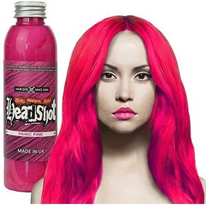Roze haarkleur Headshot Panic Pink, semi-permanente haarkleuring 150 ml