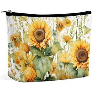 HJUQNGF Mooie Siamese Kat Cosmetische Tas Draagbare Toilettas Grote Capaciteit Reizen Make-Up Zakken Schoonheid Make-up Organizer Voor Full-Size Shampoo Conditioner Borstels Set Make-up Accessoires