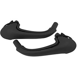 2X Auto Links/Rechts Interieur Binnendeur Pull Carrier Covers Handgrepen Trim Zwart Voor Mercedes Voor Benz W203 C-Klasse Binnendeur Handgreep