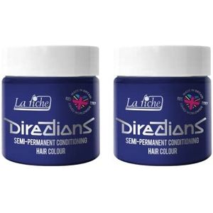 La Riche Directions Semipermanente haarkleur 100 ml doos met 2 stuks (Neon Blue)