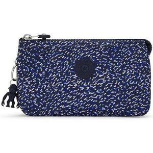 Kipling Creativiteit kleine tas voor dames, veelzijdige cosmetica-kit, lichtgewicht nylon reisorganisator, kosmisch marineblauw, 7,3 inch L x 4,3 inch H x 1,5 inch D, Kosmische marine, 7.3''L x 4.3''H