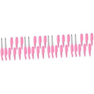 STAHAD 32 Stuks Opvouwbare Nagelvijl Manicure Metalen Vouw Nagelriem Professioneel Hulpmiddel Mini-tool Buffervijl Metalen Nagelvijl Buffers Vormer Pedicure Buikspieren Mevrouw Acryl