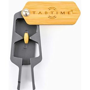 Tabtime Pillensnijder - duurzaam metalen ontwerp - perfect voor tablets en pillen - 2 compartimenten