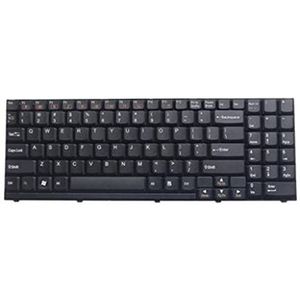 Laptop Toetsenbord Voor For CLEVO E7130 Zwart Verenigde Staten Lay-out
