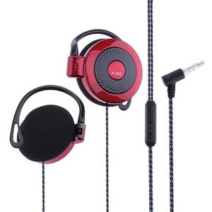 Clip- koptelefoon Bedraad - Stereo-oordopjes met oorhaakje van 3,5 mm - MP4- -oordopjes met oorhaak voor sporten Joggen Wandelen Klimmen Kamperen Ngumms