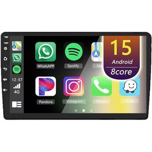 Android Radio voor Audi A4 B6 2000-2009 S4 RS4, 9 inch Touchscreen Autoradio met Wireless CarPlay Android Auto Bluetooth WIFI(4Core(1+32GB))