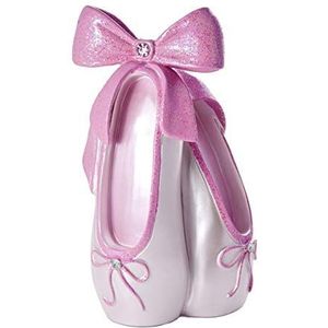 Roze balletschoen spaarpot spaarvarken dans cadeau voor meisjes, kinderen en volwassenen