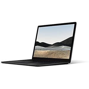 2021 Microsoft Surface Laptop 4 with Intel Core i7-1185G7 (13.5-inch, 16GB RAM, 256GB SSD) (QWERTY English) Zwart (Refurbished)