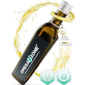 omega3zone Hooggedoseerde Omega 3 visolie – Omega 3 olie met 5400 mg per portie – Premium visolie – getest in laboratorium, gemaakt in Duitsland – 500 ml (500ml, Citroen-Gember)