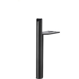 4 stuks poten for meubels, metalen tafelpoten, hardwaremontage, bank, kledingkast, dressoir, badkamerkast, vervangende poten (13 cm - goud, 4 stuks)(13cm black 4pcs)