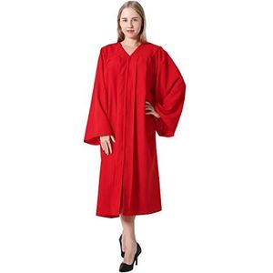 IvyRobes Koor Gewaad Bevestigingsgewaad Doopkleed Halloween Rechter Robe Kostuum Geestelijkheid Priester Pastor L(5'9""-5'11"") Rood