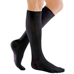 medi mediven for men - compressiekousen voor heren | kniekousen | CCL1 | zwart | maat I | normaal | gemaakt van high-tech vezels | met Clima Comfort & Clima Fresh