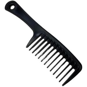 Kam met lang haar, haarkam, hittebestendig, voor vrouwen, natte haak, krullende haarborstels, professionele salonverven, stylingtools, grove brede spikes, tandhaar, permanentkam (stijl 1)