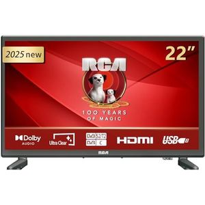 RCA E22 - LED-TV - 22 Inch - Dolby Audio - Triple Tuner - Energieklasse E
