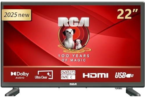 RCA E22 - LED-TV - 22 Inch - Dolby Audio - Triple Tuner - Energieklasse E