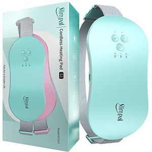 Slimpal Menstruatie Verwarming Pad Voor Krampen, Draadloze Elektrische Verwarming Belt, Periode Warmtepad, Oplaadbare Draagbaar Warmtekussen, Verwarmingsgordel Geschenken Vrouwen Cyaan