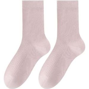 AHCover Halflange katoenen sokken for heren, gekamd katoen, antipilling, puur katoen, comfortabel, zweetafvoerend, antibacterieel en herensokken (Color : E)