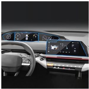 Displaybeschermfolie Voor Changan Voor Qiyuan A06 2024 2025 Navigatieschermbeschermer Gehard Glas Auto GPS Dashboard Film(Instrument Film [Three-piece Set])