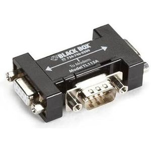 Black Box DB9, 2 TO 1, TLSI MODEM SPLITTER TL115A, DB9, Black, W126135447 (SPLITTER TL115A, DB9, Black)