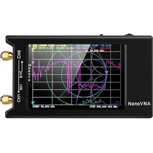 Antenne-analysator, 10k-1,5GHz NanoVNA-H4 4inch Vector Netwerk Analyzer HF VHF UHF Antenne V4.3, voor netwerkkabeldiagnostiek